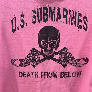 Gildan Pink U.S. Submarines Graphic Tee